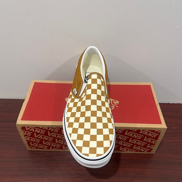 Vans, Classic Slip-On, VN0A33TB9HN, Brown & White - Picture 7 of 13
